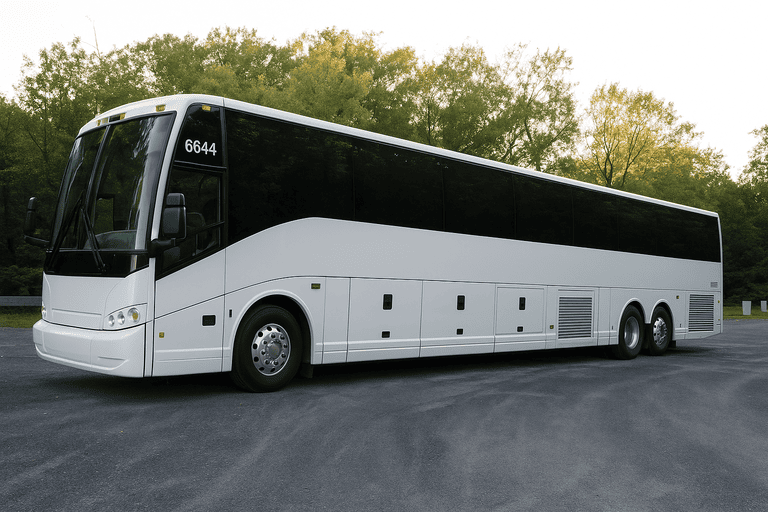 exterior of Seattle Coach Bus Service coach bus