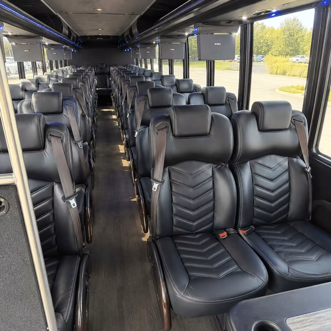 35 passenger minibus inside