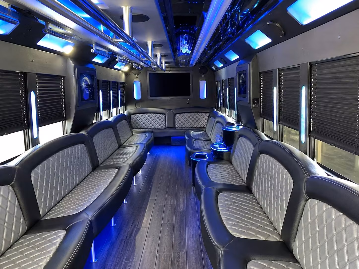 forget splitting into five cars seattle prom party buses keep the whole group together all night