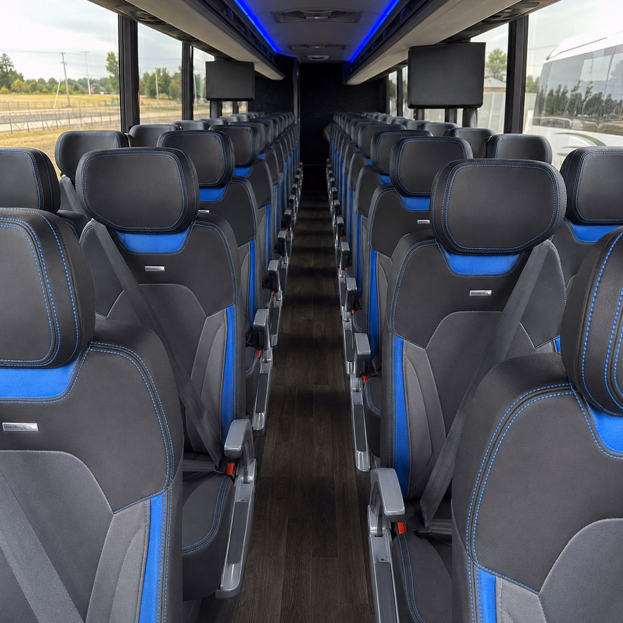 seattle 56 passenger charter bus rental
