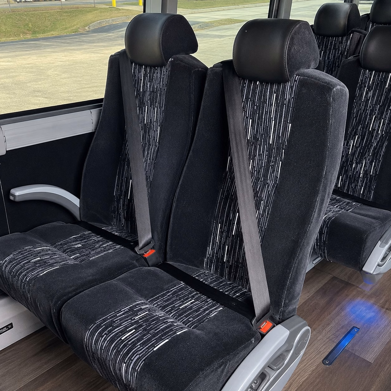 seattle charter bus rental inside