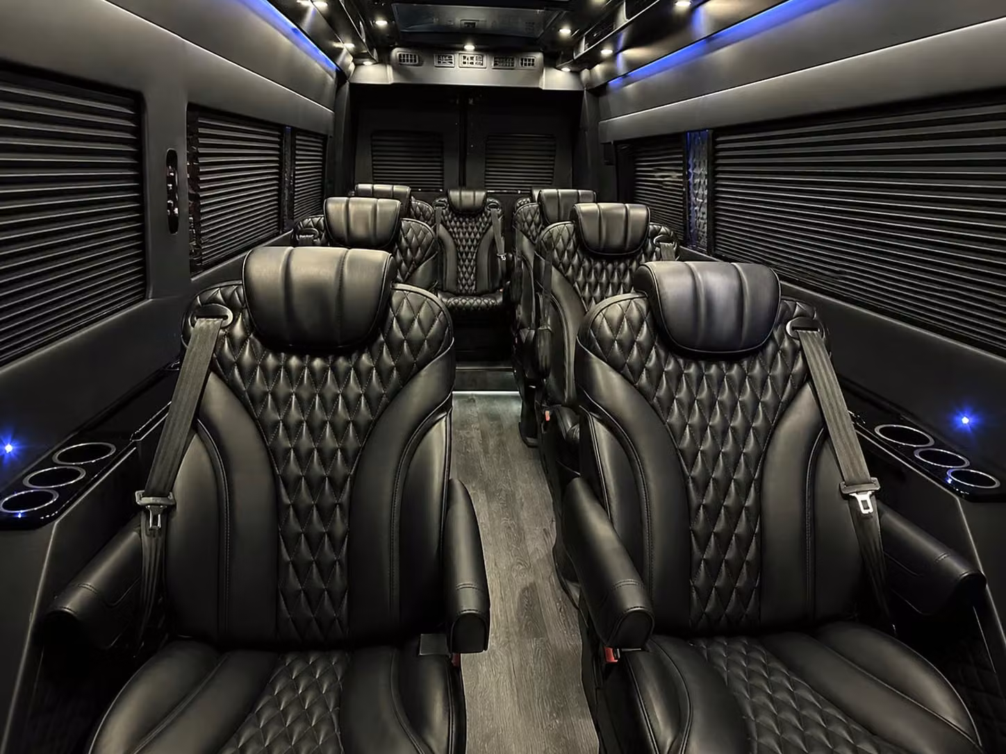 sprinter van with driver inside